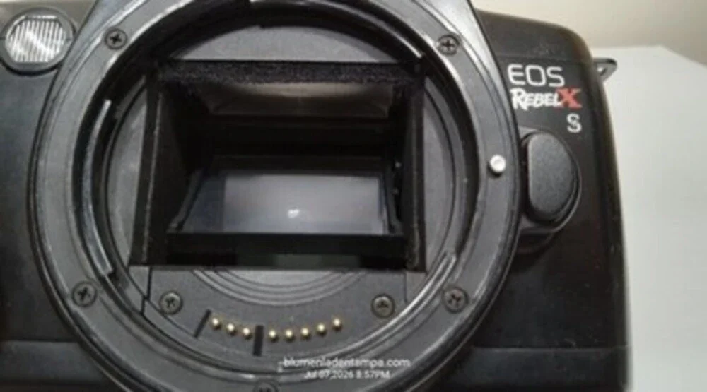 Canon EOS Rebel X 35mm film SLR camera body.